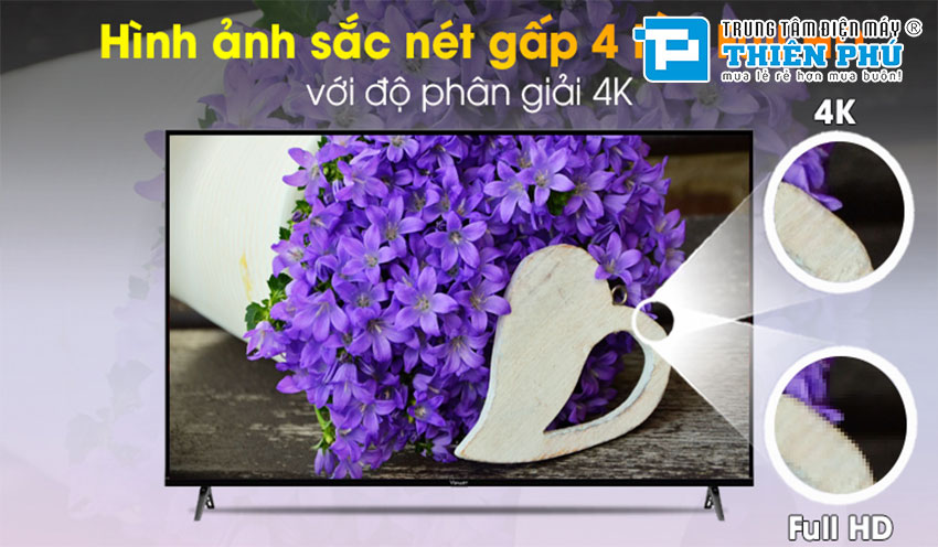 Smart Tivi Vsmart 55KE8500 55 Inch 4K Ultra HD