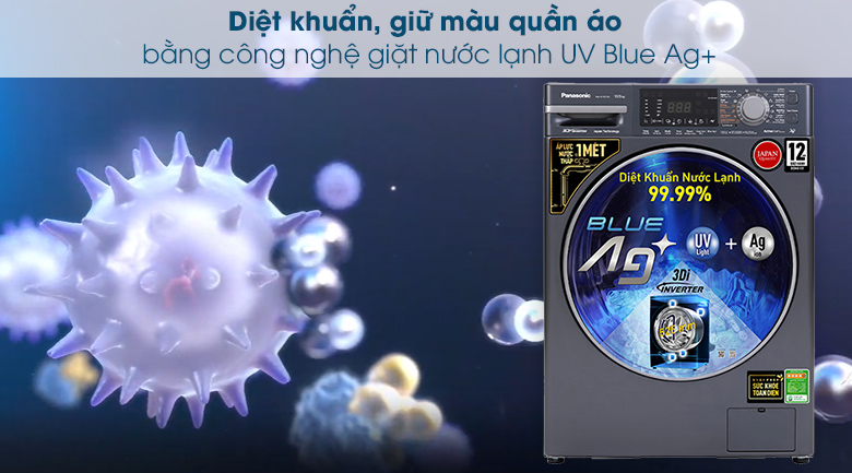 Các công nghệ giặt nổi bật của máy giặt Panasonic Inverter
