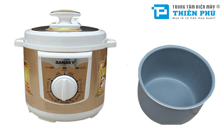 Nồi Áp Suất Đa Năng Sanaky 6 lít AT-61C