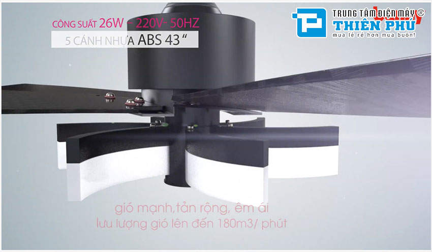 Quạt Trần Benny BF-C43V 5 Cánh