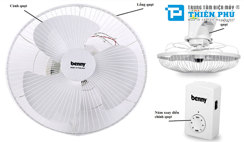 Quạt Đảo Trần Benny BFC43