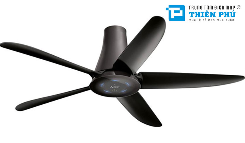 Quạt Trần 5 Cánh Mitsubishi C56-RW5 CY Xám Đậm