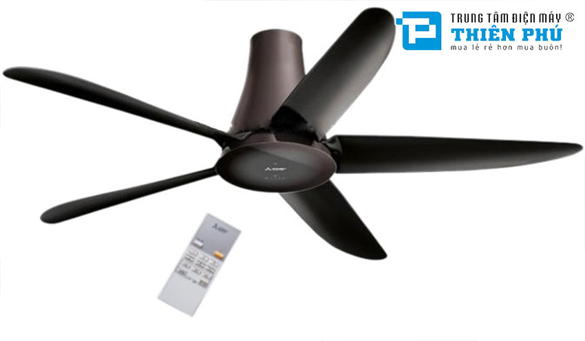 Quạt Trần 5 Cánh Mitsubishi C56-RW5 CY Xám Đậm