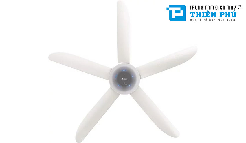 Quạt Trần 5 Cánh Mitsubishi C56-RW5 SF Xám Nhạt