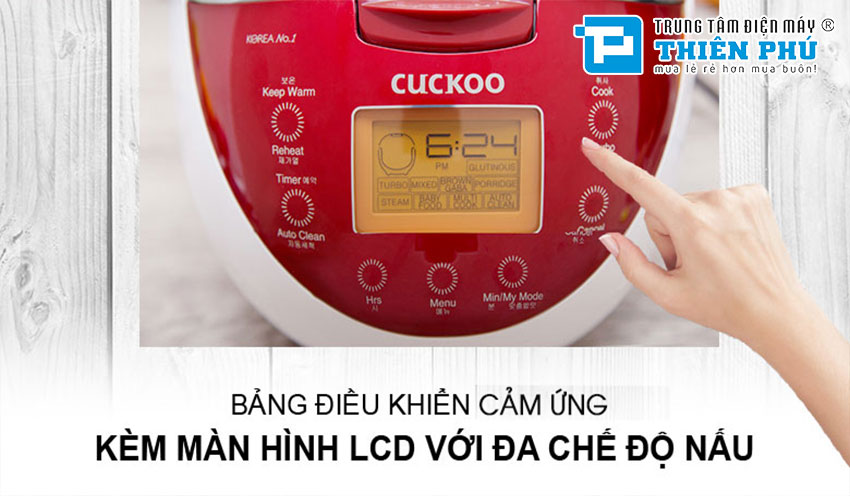 Nồi Cơm Điện Tử Cuckoo CR-0655F 1 Lít