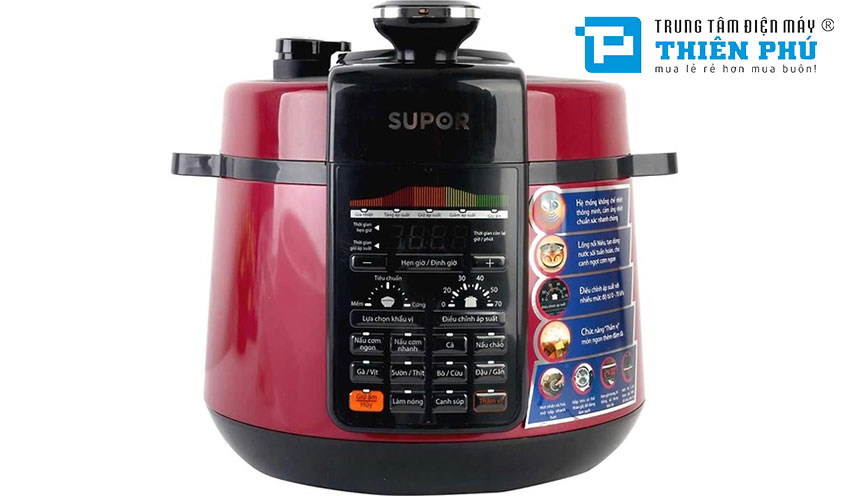 Nồi Áp Suất Điện Tử Supor 5 Lít CYSB50YC520QVN-100