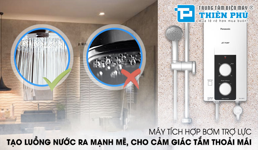 Bình Nóng Lạnh Panasonic Trực Tiếp DH-3RP2VK