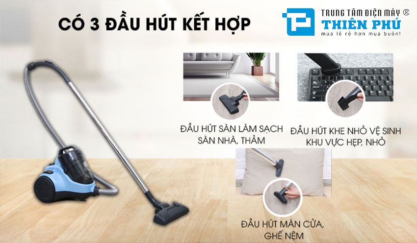 Đừng bỏ qua máy hút bụi giá rẻ Electrolux EC31-2BB nếu muốn nhà cửa trở nên sạch sẽ