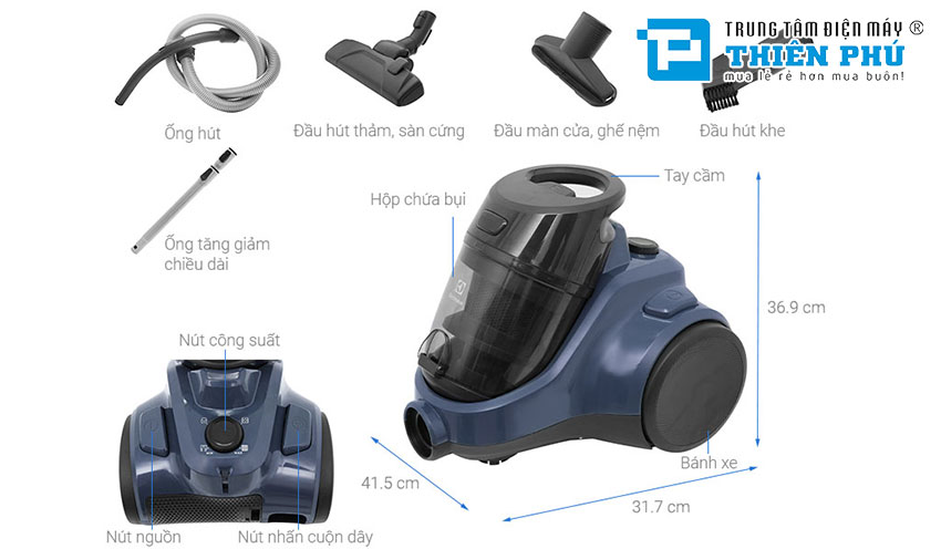 Máy Hút Bụi Electrolux EC41-2DB