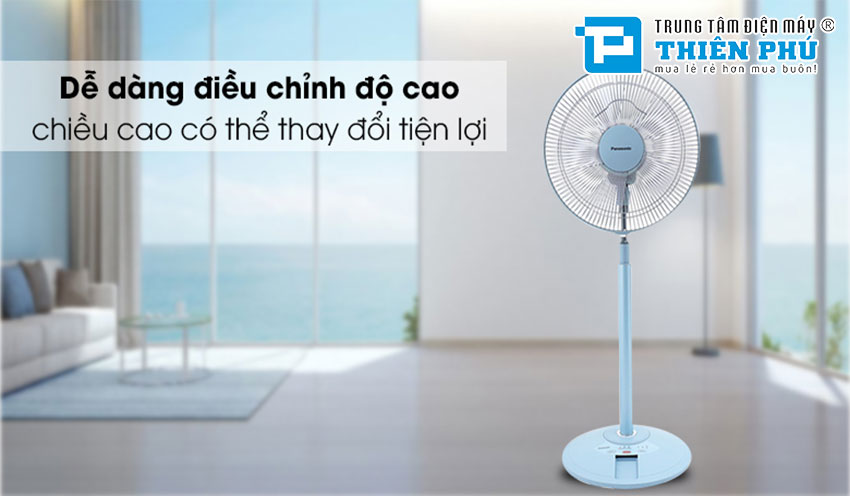 Quạt Lửng Panasonic F-308NHB Xanh