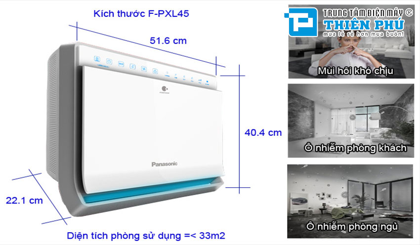 Máy Lọc Không Khí Panasonic F-PXL45A