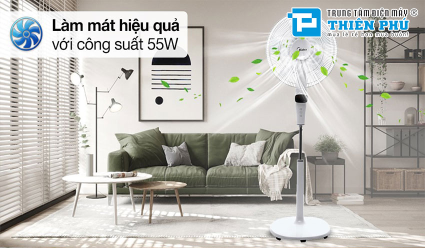 Quạt Cây Midea Điều Khiển FS40-15DR