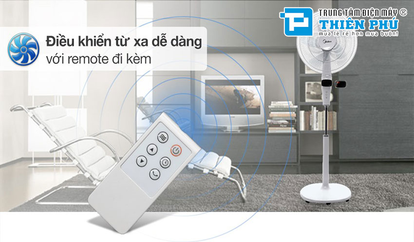 Quạt Cây Midea Điều Khiển FS40-15DR