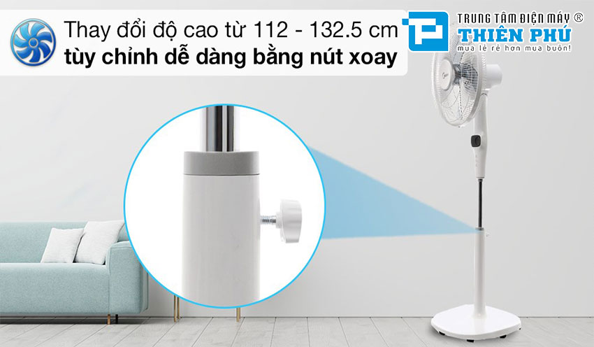 Quạt Cây Midea Điều Khiển FS40-15DR