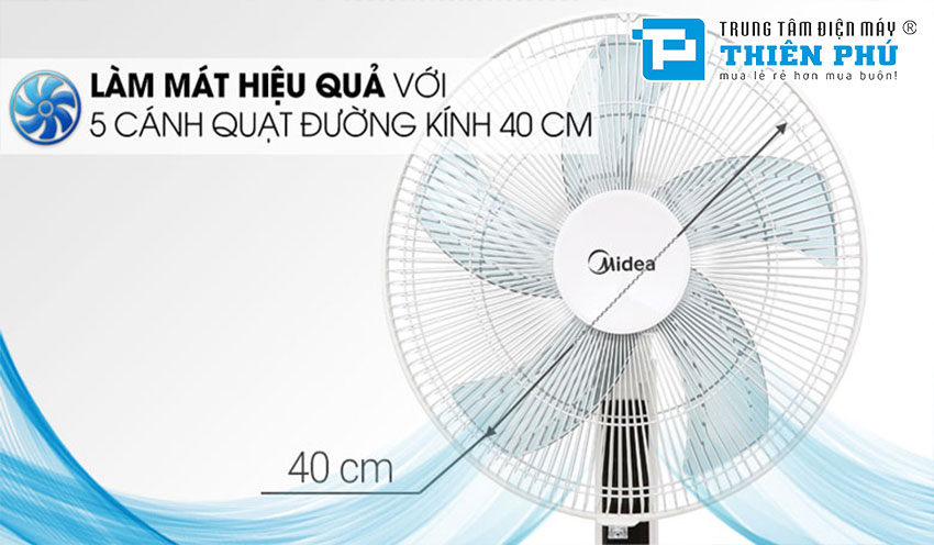 Quạt Cây Midea Điều Khiển FS40-19PRD