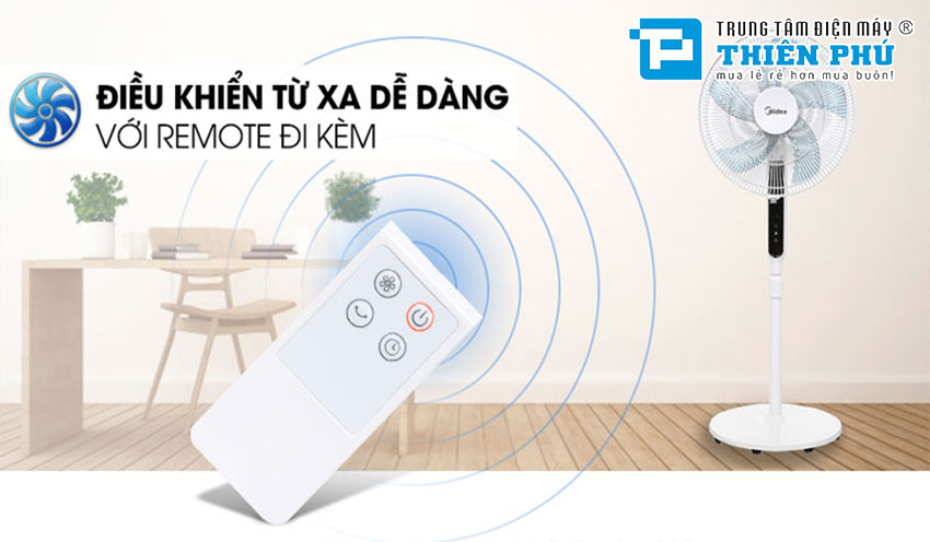 Quạt Cây Midea Điều Khiển FS40-19PRD