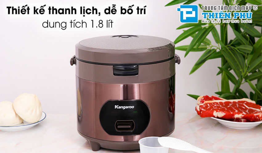 Nồi Cơm Điện Kangaroo KG18R2 1.8 Lít