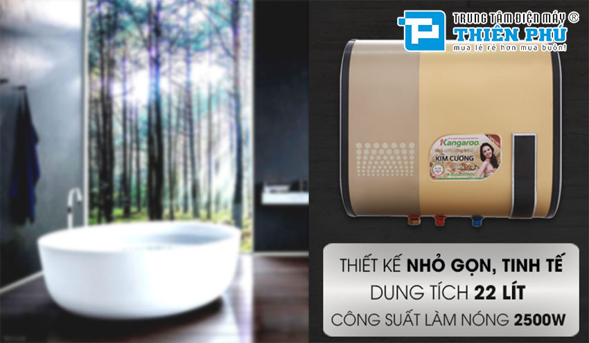 Bình Nóng Lạnh Kangaroo KG664Y