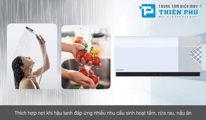 Bình Nóng Lạnh Kangaroo 15 Lít KG79A1