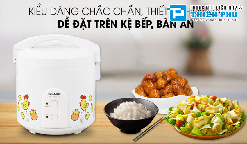 Nồi Cơm Điện Sharp KS-183TJV-CH 1.8 Lít