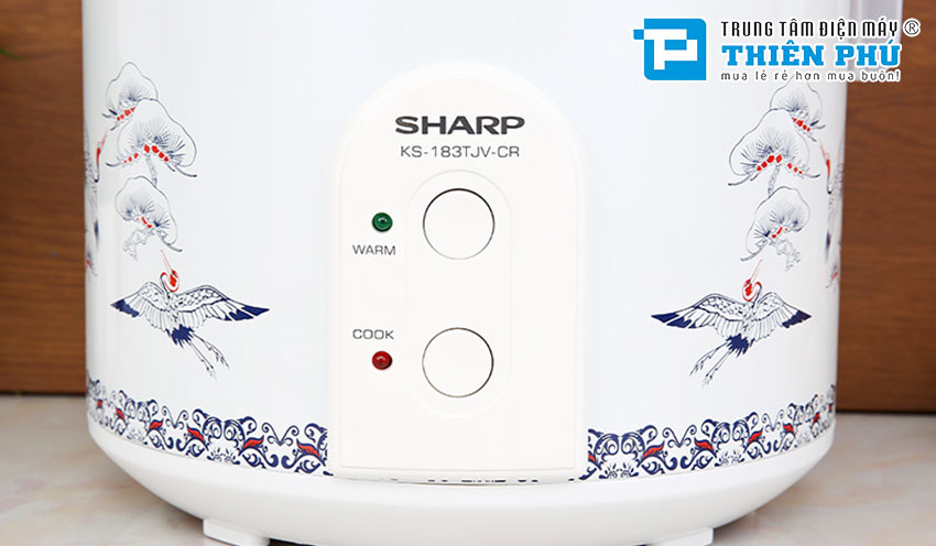 Nồi Cơm Điện Sharp KS-223TJV-CR 2.2 Lít