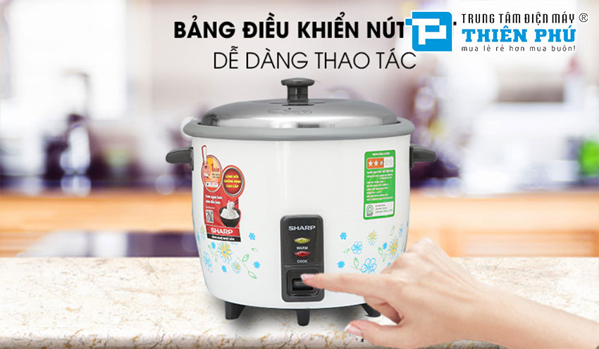 Nồi Cơm Điện Nắp Rời Sharp KSH-218SNV-SF