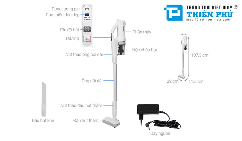 Máy Hút Bụi Panasonic MC-SB30JW049