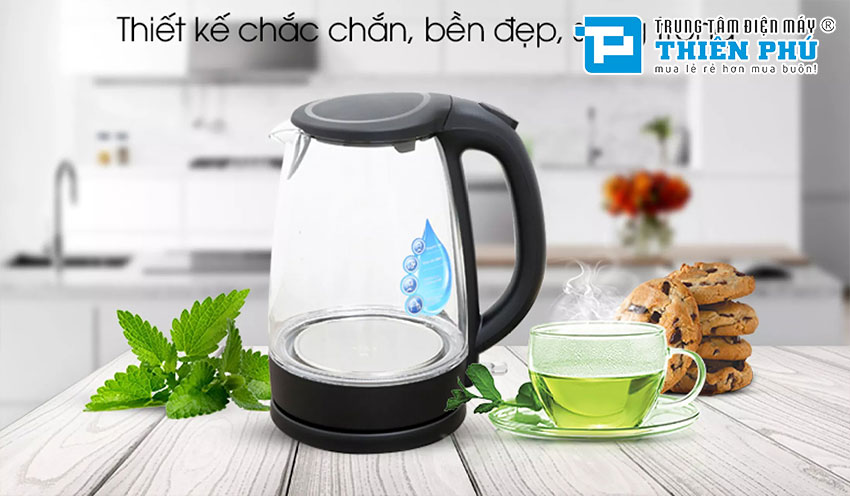 Bình Siêu Tốc Midea MK-18GC 1.8 Lít