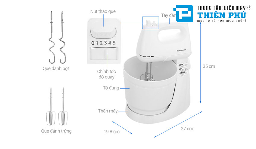 Máy Đánh Trứng Panasonic MK-GB3WRA