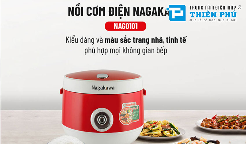 Nồi Cơm Điện Nagakawa NAG0101 1.8 Lít