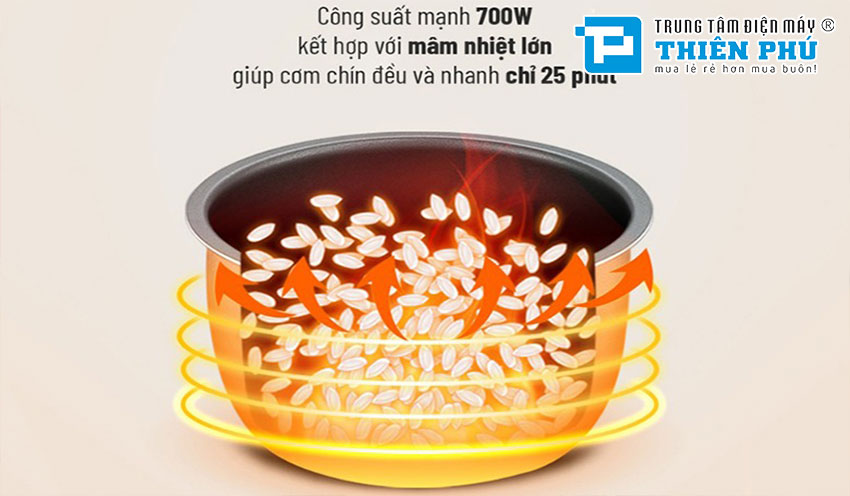 Nồi Cơm Điện Nagakawa NAG0101 1.8 Lít