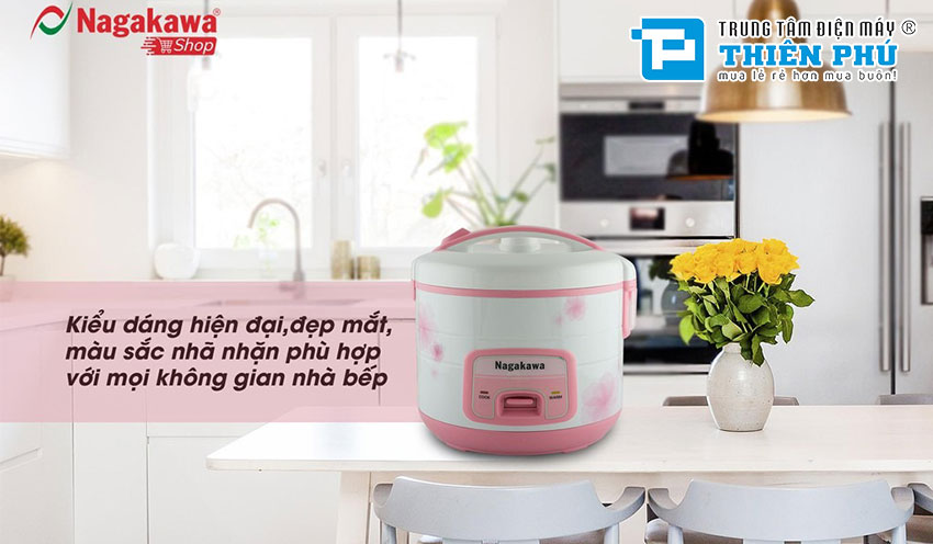 Nồi Cơm Điện Nagakawa NAG0113 1.8 Lít