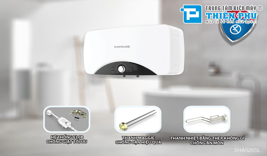 Bình Nóng Lạnh Sunhouse 20 Lít SHA9265L