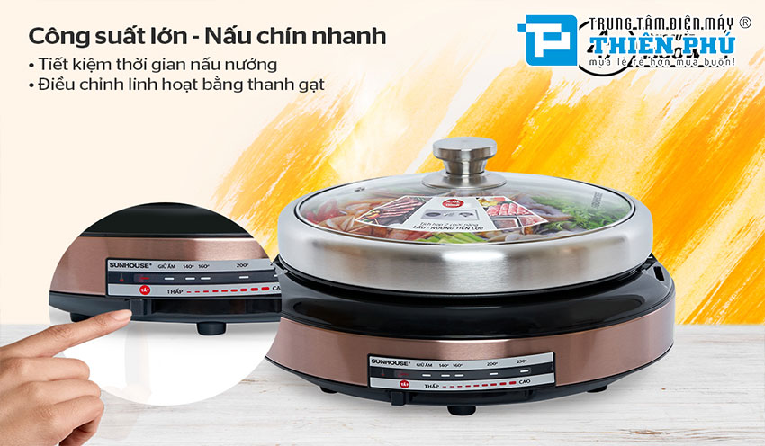 Nồi Lẩu Điện Sunhouse SHD4526 4 Lít