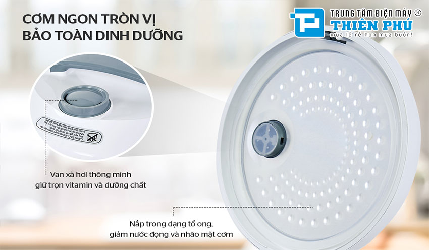 Nồi Cơm Điện Sunhouse SHD8602 1.8 Lít
