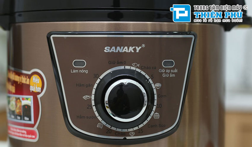 Nồi Áp Suất Điện Sanaky 6 Lít SNK-64C