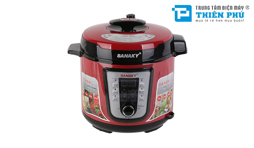 Nồi Áp Suất Đa Năng Sanaky 6 Lít SNK63DT