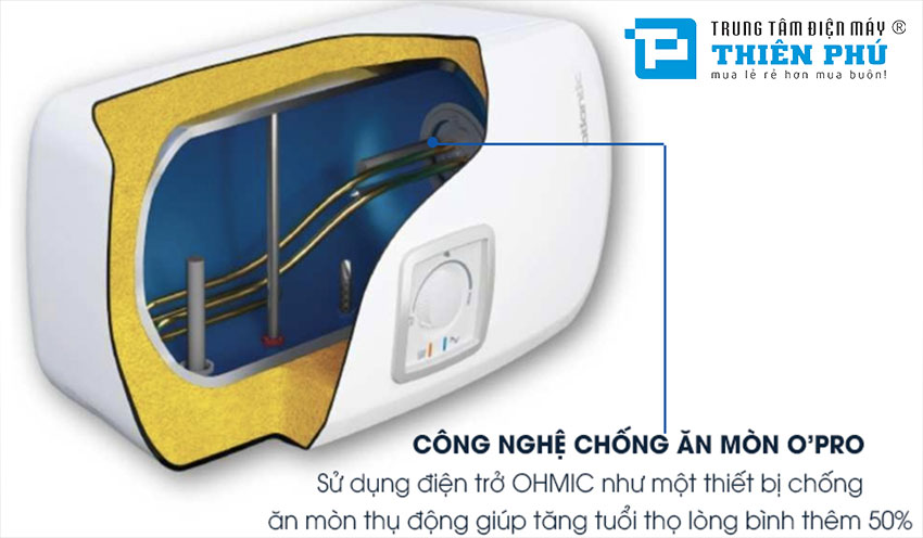 Bình Nóng Lạnh Atlantic 20 Lít SWH 20H M