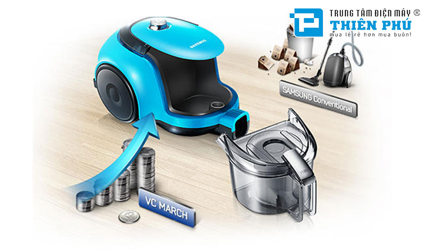 Máy Hút Bụi Samsung VC16BSNMAUB/SV