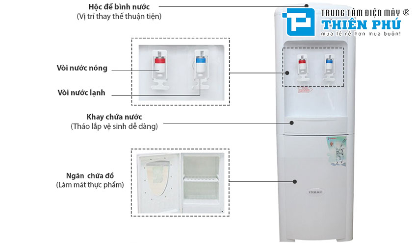 Cây Nước Nóng Lạnh Sanaky VH-23HY