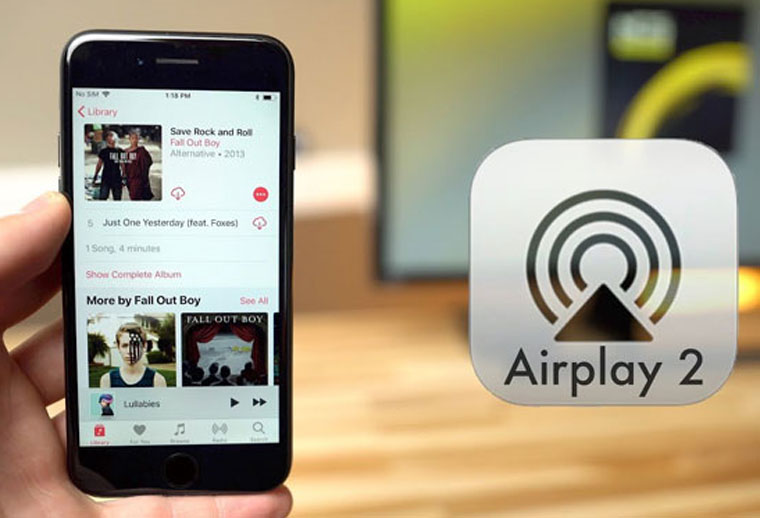 Hướng dẫn chiếu màn hình điện thoại iPhone lên tivi Samsung bằng AirPlay2