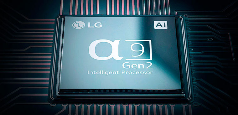 Bộ xử lý Alpha 9 mạnh mẽ của tivi LG