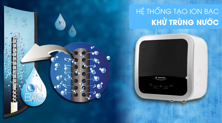 Khám phá chi tiết bình Nóng Lạnh Ariston Andris 2 Top Wifi 30LT 30 Lít