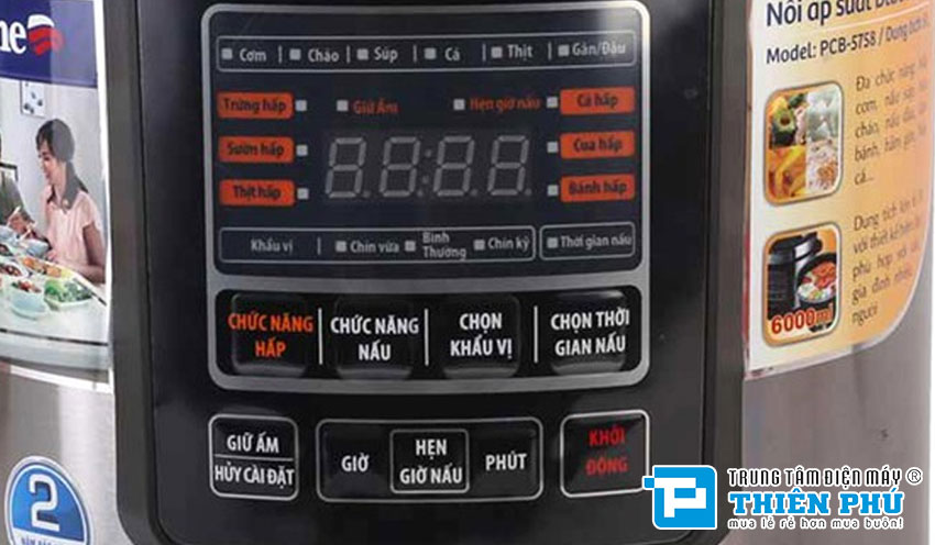 Nồi Áp Suất Bluestone PCB-5758 6 Lít
