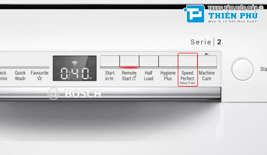 Máy Rửa Bát Bosch SMS2IVW01P 12 Bộ Serie 2