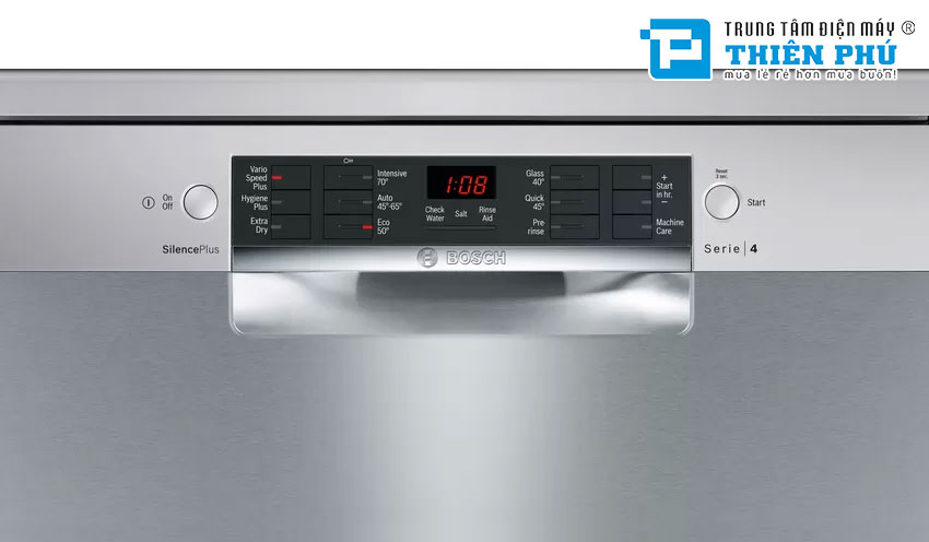 Máy Rửa Bát Bosch SMS46MI01G 12 Bộ Serie 4