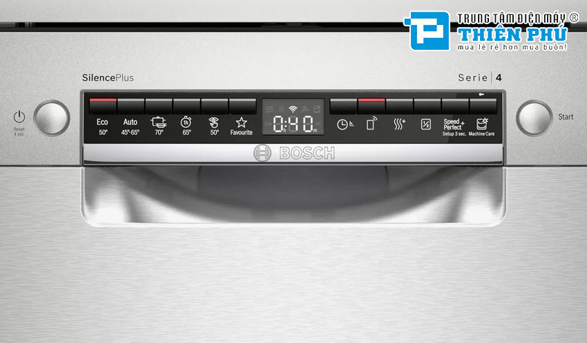 Máy Rửa Bát Bosch SMS4HCI48E 14 Bộ Serie 4