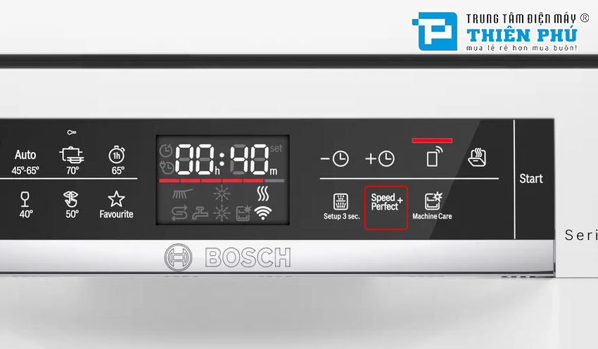 Máy Rửa Bát Bosch SMS6ECW57E 14 Bộ Serie 6