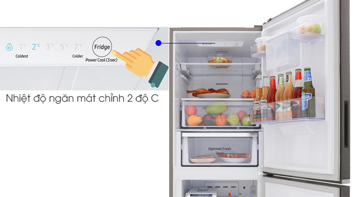 Khám phá ngăn cấp đông mềm Optimal Fresh Zone của tủ lạnh Samsung
