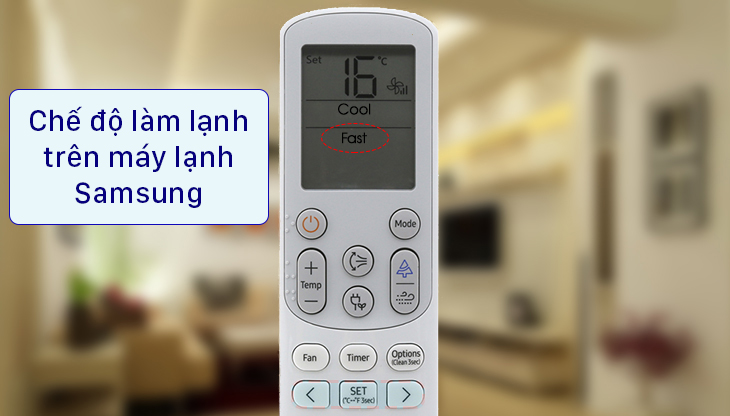Các chế độ làm lạnh trên điều hòa Samsung